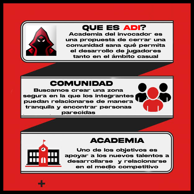 ¿Qué es la Academia Del Invocador? ⁉️

¡Recuerda! Puedes ingresar a nuestras sesiones de coaching gratuitas por entrenadores altamente capacitados para super todas tus metas ya sea en SoloQ o Competitivo.

Link en nuestro perfil 🔥