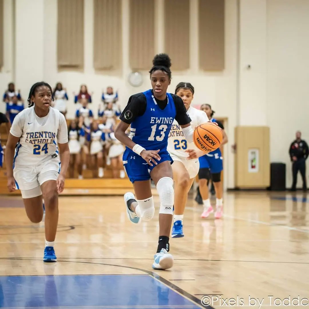 Congratulations to the Ewing High Girls Basketball Team. They defeated Trenton Catholic Academy 67-45 today to win the Mercer County Tournament. This is the third time they've won the county tournament.
<a href="/TeyalaDelfosse/">Te’Yala Delfosse</a> #13 was selected the MCT MVP