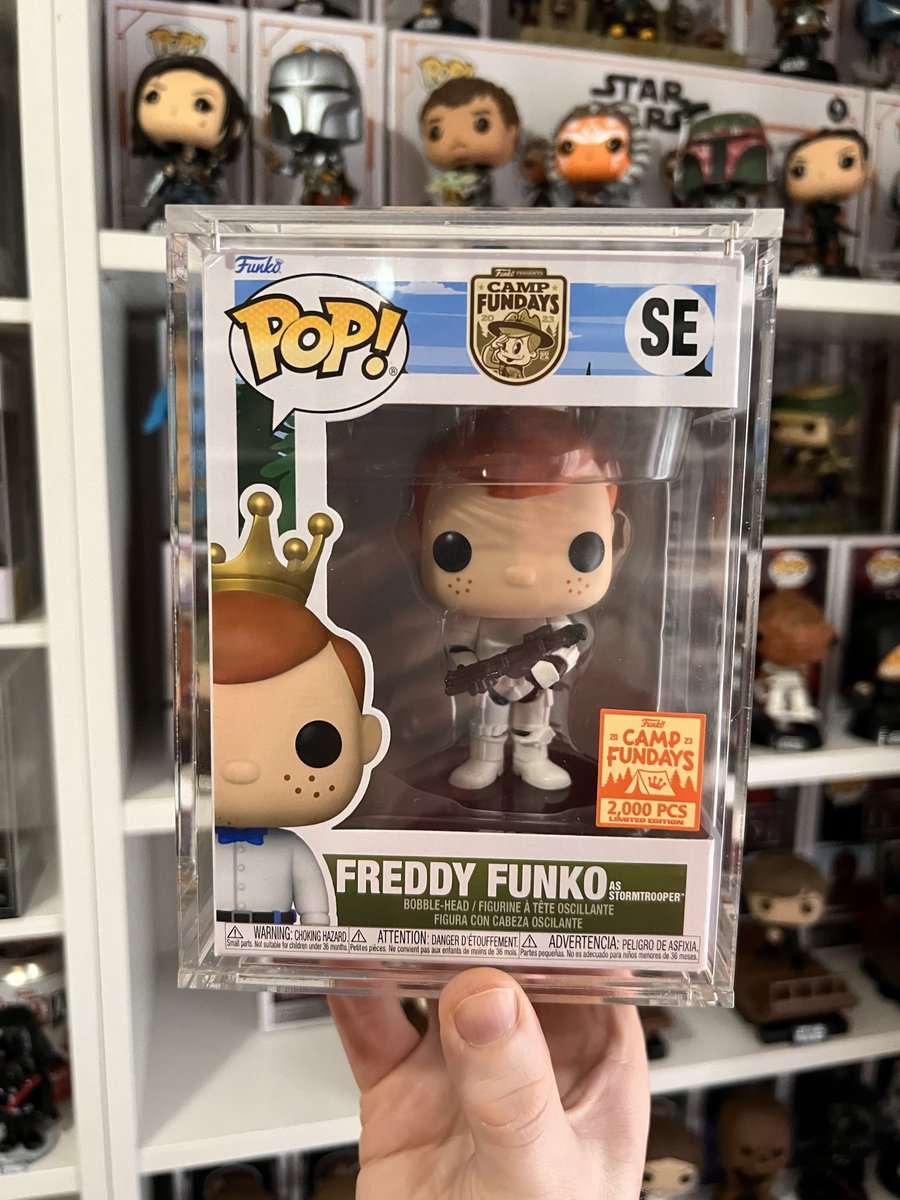 🤔 What’s your favourite Funko Pop in your collection right now? 💬
✨ I’ll go 1st… mines my Freddy Funko as Stormtrooper! I’m so happy to have found him and to have added him to my shelves! 🙌 

#FunkoFunatic #CollectorsUnite
