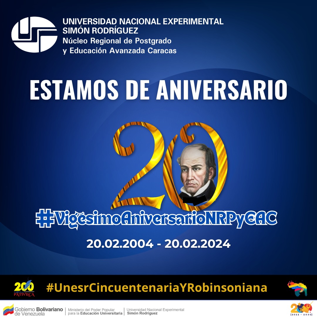 NorjhiraMiranda's tweet photo. ¡Feliz Aniversario UnesrPostgradoCaracas! 🎂

#VigésimoAniversarioNRPyEAC
#UnesrPostgradoCaracas #UnesrCincuentenaria

¡Feliz Aniversario UnesrPostgradoCaracas! https://t.co/eaFTspUAq0