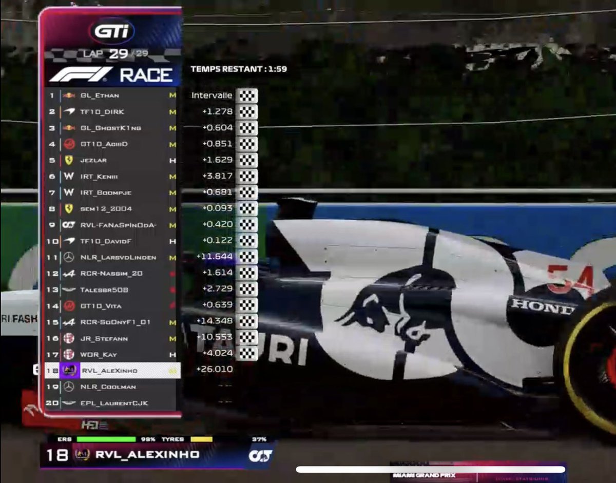 Mat_Djs's tweet image. .@GranTrack10 GTI Championship 

Miami 🇺🇸
Q: P7 
R: P1

FINALLY! First win of the season. Good start, avoiding crashes. Great job by my team-mate to get me back on DRS. I overtook Dirk at lap 28 to take the win. 

Big points for the team. It's the most important 

@PodoRdamge ❤️