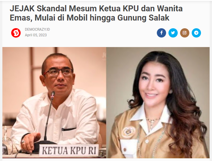 detektive88's tweet photo. HRS yang di fitnah chat mesum diburu, dipenjarain sampe FPI dibubarin.

SAH DONG NIH KETUA KPU DIPENJARAIN + KPU juga dibubarin. https://t.co/JyIIpkTvR1