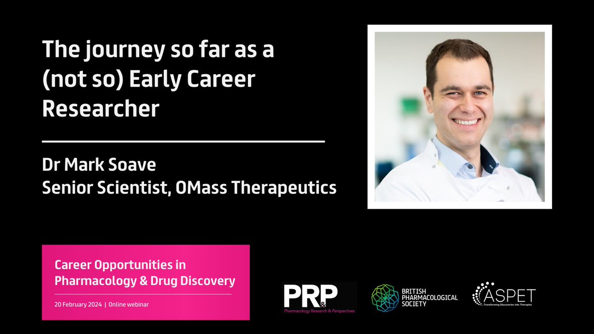 Senior Scientist @DrMarkSoave (@omasstx) is a champion of #EarlyCareerProfessionals (#ECPs), having organised several events for ECPs & chairing the ECP Workgroup at @ELRIG_UK. 💼 Hear his #careers advice for #students & ECPs at next week's FREE webinar: ow.ly/Sh7U50QCREf