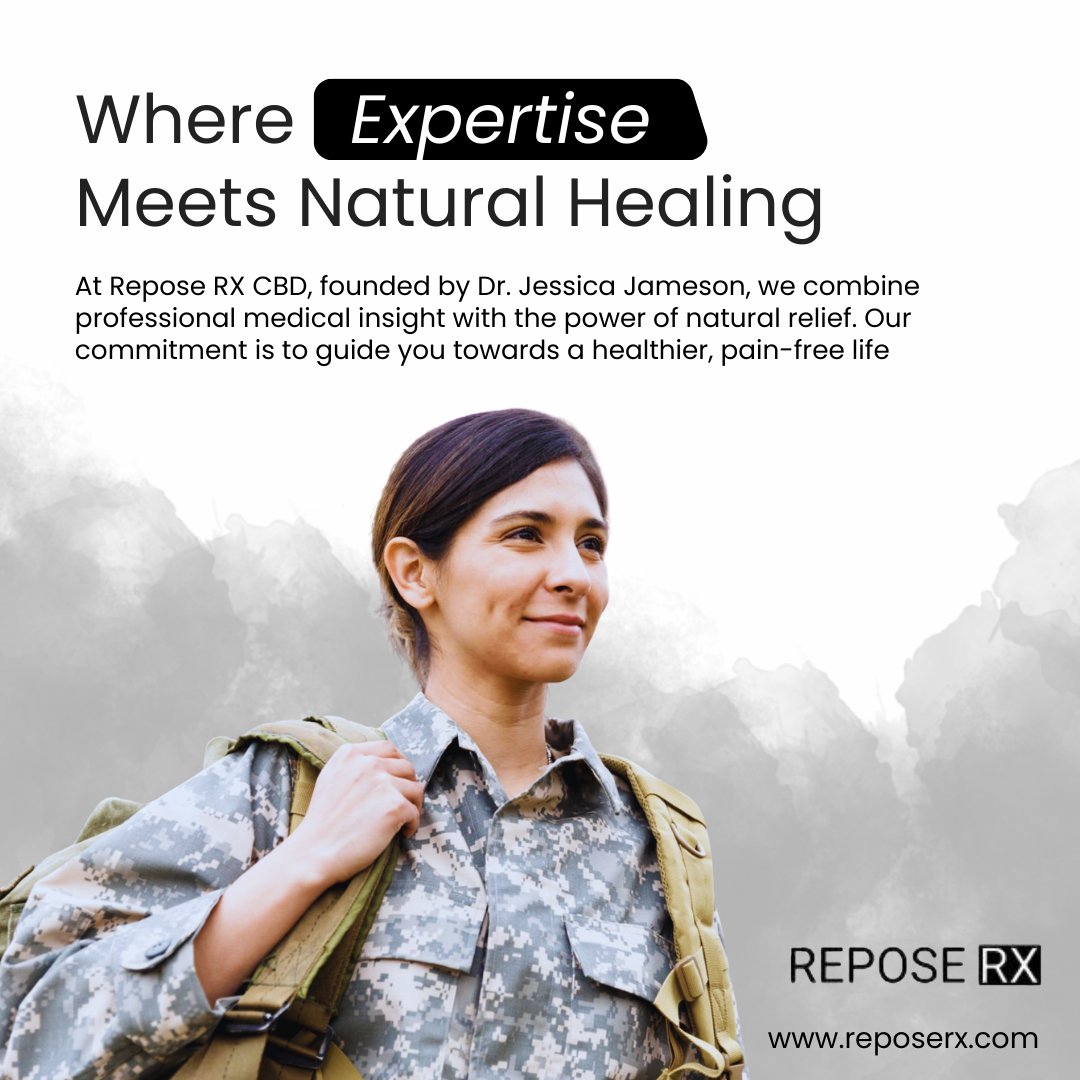 ReposeRXStore's tweet photo. Embrace a holistic approach to health with our physician-formulated CBD, and join a community that values vigor and vitality. 
 #PhysicianOwned #VeteranOwned #WomanOwnedandOperated #WomanPhysician #SupportVeteranBusinesses https://t.co/QYPIXRx7eV