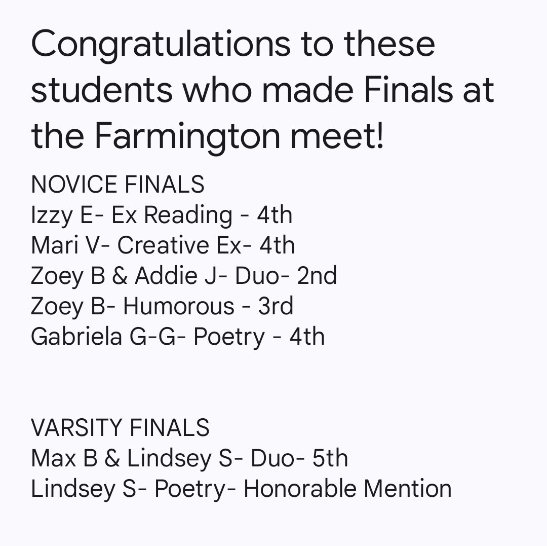 Congratulations to these students and everyone else for their wonderful performances today! ##jordanpride @JordanSchoolsAD