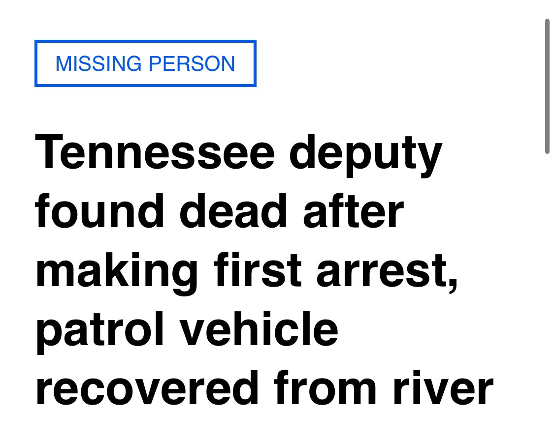 Gather round: this <a href="/abcnews/">ABC News</a> story is not only one of the most horrific, violent, mysogonist police murder nightmares possible, it's maybe the most depraved framing I've ever seen in copaganda—starting with the headline omitting the woman the cop killed!  abc7.com/tennessee-depu…