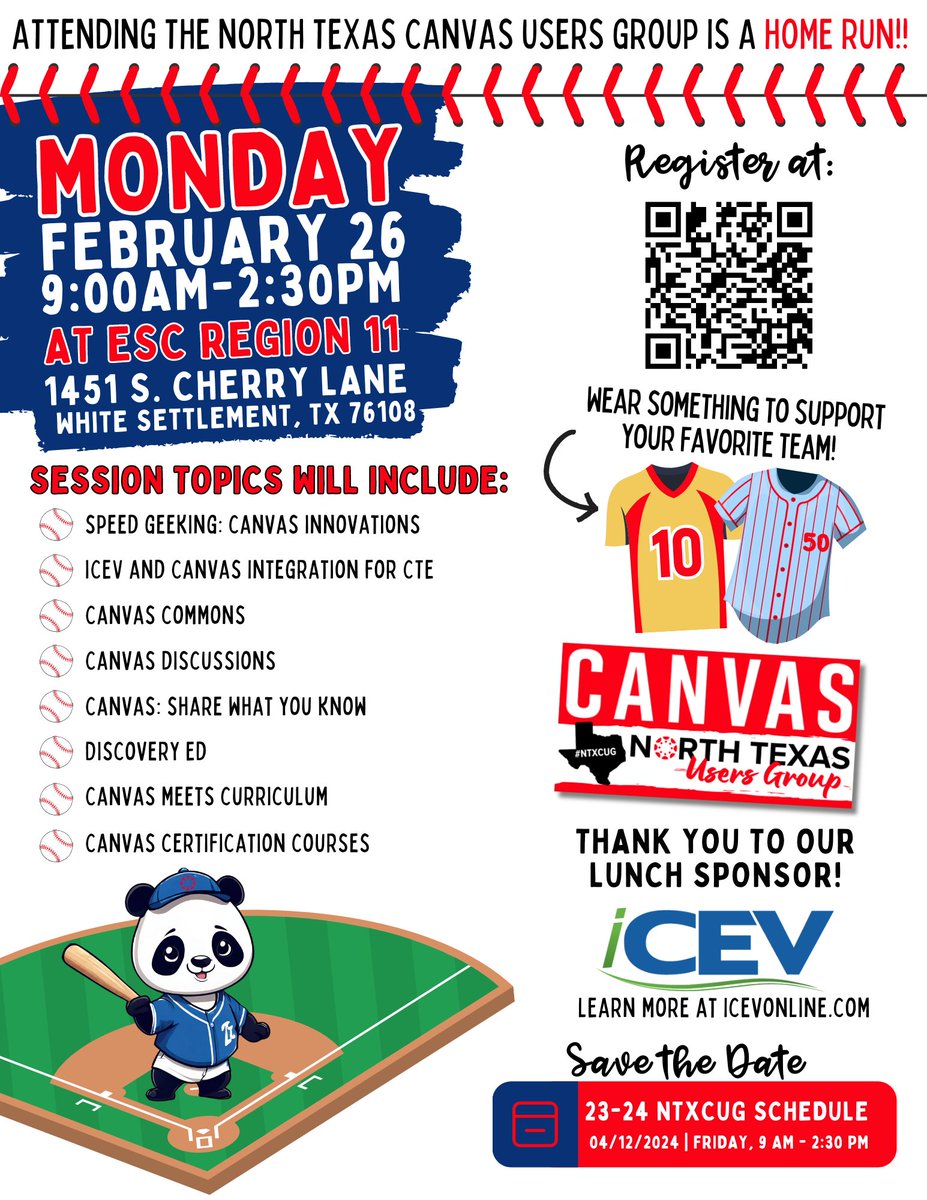 Tracy Shea (@tpshea) on Twitter photo #NTXCUG Meeting
02-26-24, 9AM-2:30PM
Please consider joining the fun! ⚾
Free Registration
registration.esc11.net/catalog/sessio…
<a href="/Canvas_by_Inst/">Canvas by Instructure</a> <a href="/iCEVonline/">iCEV</a> <a href="/icevdusty/">Dusty Moore</a> <a href="/EndersTrevor/">Trevor Enders</a> <a href="/digitysor/">Heather Tysor</a> <a href="/MischMindset/">Brent Mischnick 🚗 #ISTE25</a> <a href="/MrsBalster/">Stephanie Balster</a> <a href="/SFant93/">Sandy Fant</a> @jwadec <a href="/taustinITS/">Tammy Austin</a> <a href="/jasonpoe/">Jason Poe</a> <a href="/kjohnsontech/">Kristie Johnson</a> <a href="/MJ_teaches/">Misty Joaquin</a> #NTXCUG Meeting
02-26-24, 9AM-2:30PM
Please consider joining the fun! ⚾
Free Registration
registration.esc11.net/catalog/sessio…
<a href="/Canvas_by_Inst/">Canvas by Instructure</a> <a href="/iCEVonline/">iCEV</a> <a href="/icevdusty/">Dusty Moore</a> <a href="/EndersTrevor/">Trevor Enders</a> <a href="/digitysor/">Heather Tysor</a> <a href="/MischMindset/">Brent Mischnick 🚗 #ISTE25</a> <a href="/MrsBalster/">Stephanie Balster</a> <a href="/SFant93/">Sandy Fant</a> @jwadec <a href="/taustinITS/">Tammy Austin</a> <a href="/jasonpoe/">Jason Poe</a> <a href="/kjohnsontech/">Kristie Johnson</a> <a href="/MJ_teaches/">Misty Joaquin</a>