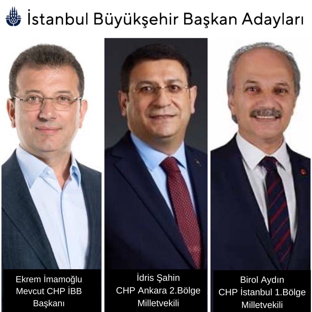 Arkadaşlar bilmediğimden soruyorum chp salak mı neden istanbulda 3 tane adayı var?
