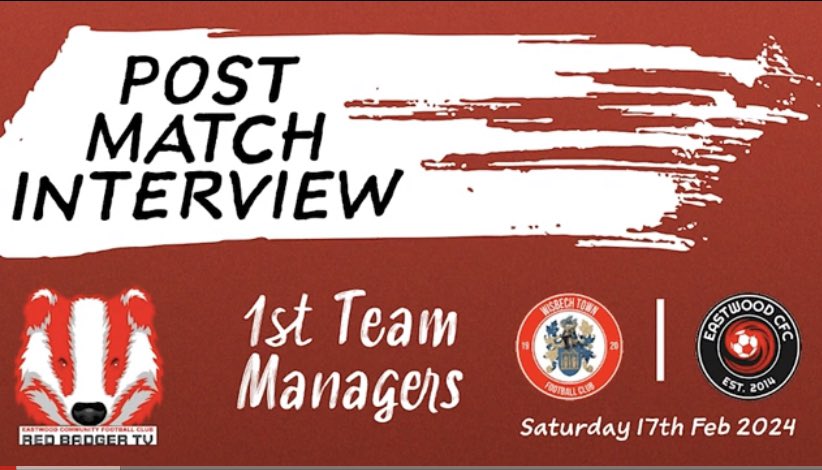 🎥 Post-Match Interview

🗣️ Ball & Thomas reflect on this afternoon’s 1-1 draw with Wisbech and state it is a point earned rather than two points dropped 💪👇

▶️ youtu.be/M3jkWiOEUwQ