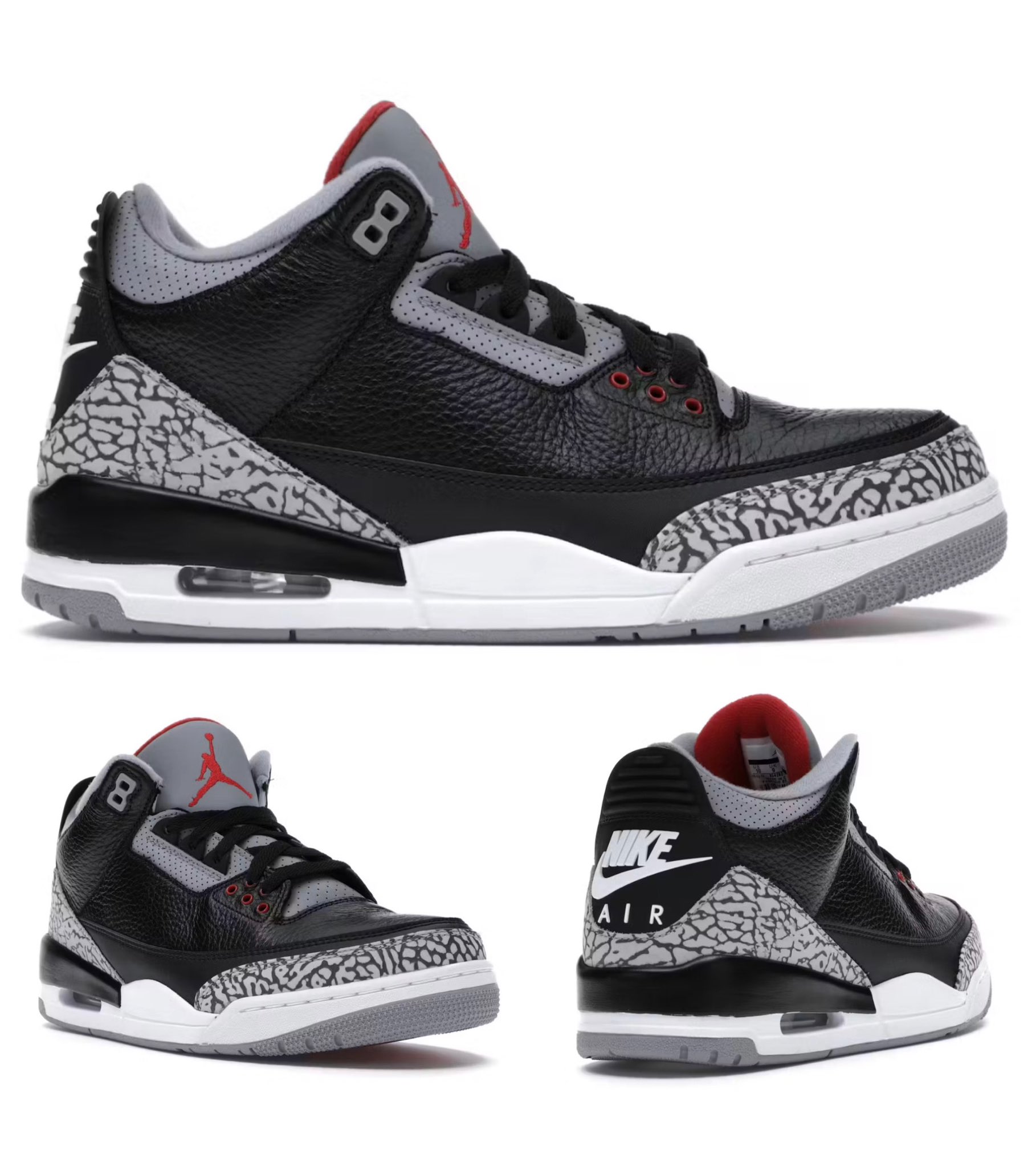 zSneakerHeadz on X 6 years ago today. Black Cement AJ3 https t c4h4r1iGmI X