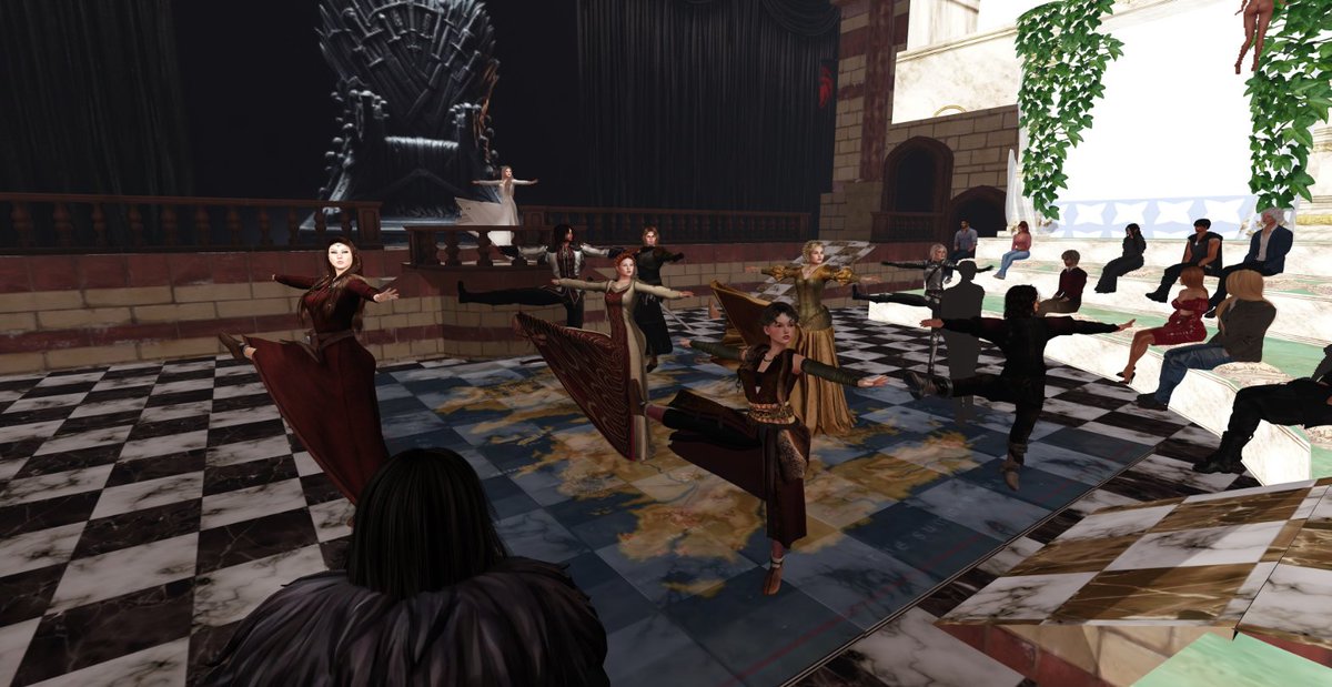 PanteraPolnocy's tweet image. The "In the Shadow of the Iron Throne" non-profit show in #SecondLife, in #Avilion - supporting #RelayForLife.