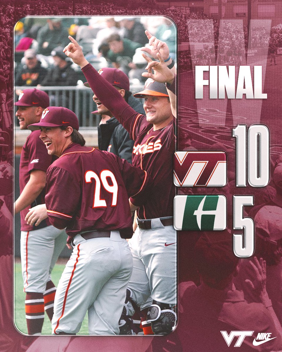 𝙏𝙬𝙤-𝙛𝙤𝙧-𝙩𝙬𝙤 𝙞𝙣 𝙩𝙝𝙚 𝘾𝙇𝙏 ☺️

#Hokies 🦃⚾️