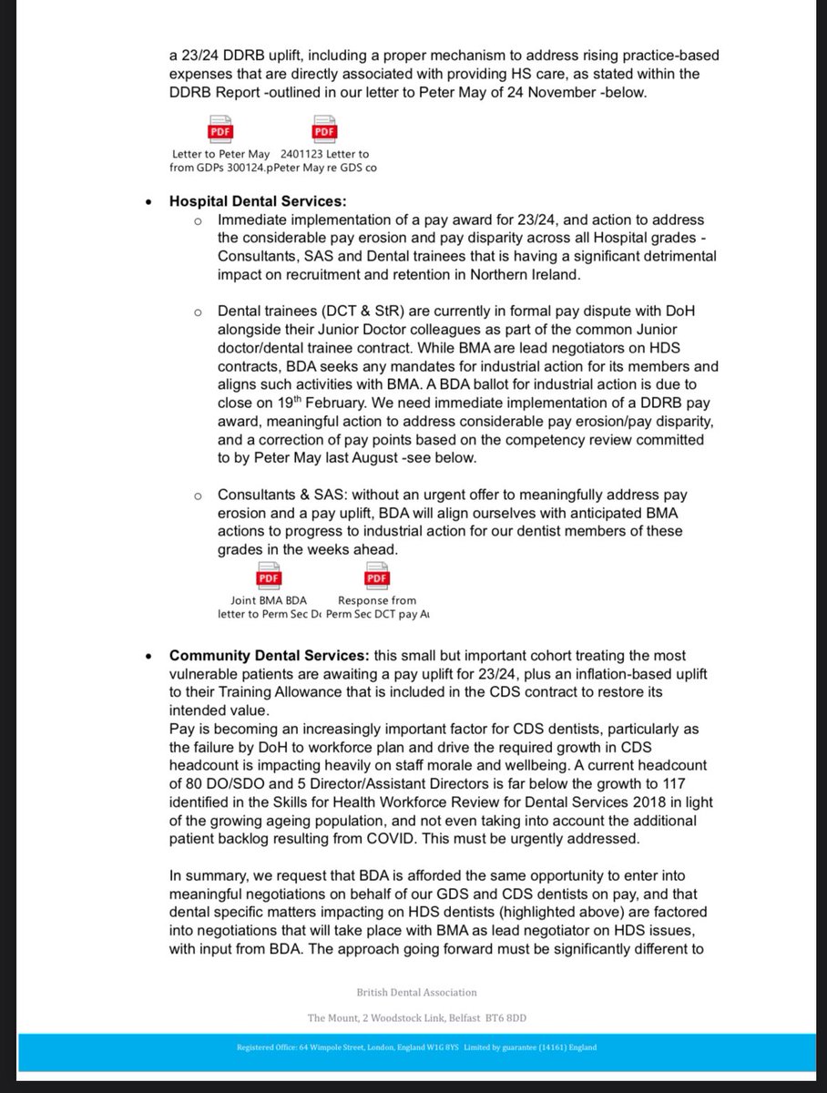KelsoTristen's tweet photo. @crooks_peter @healthdpt @CiaraGallGall @TheBDA Meanwhile, @thebda not even invited to enter into ‘negotiations’ on pay by @healthdpt , while our Open letter signed by 720 dentists not replied to. If pay issues in dentistry not a priority, what happens next  @RobinSwann_MLA @healthdpt @niahealth ? https://t.co/oMzSSdekJb