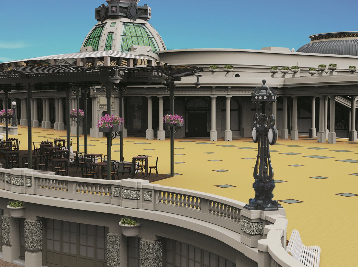 FotosFamiliaMdP's tweet image. Reconstrucción digital de un ícono arquitectónico perdido: la vieja rambla Bristol de Mar del Plata, demolida a fines de la década del '30. Trabajo realizado por el diseñador gráfico Sergio Calvé.