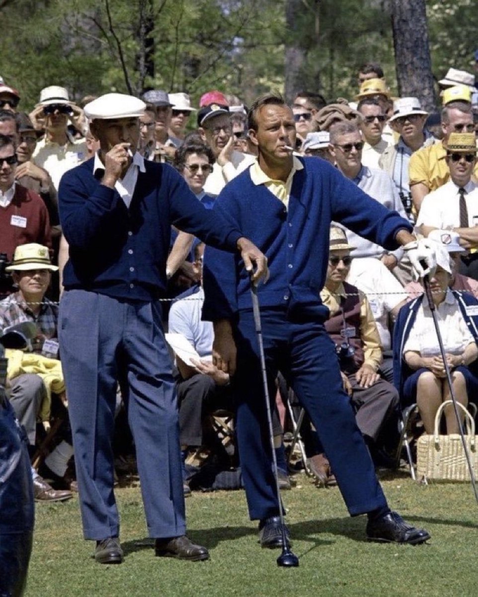 Super70sSports's tweet image. The Ryder Cup used to mean we were sending Ben Hogan and Arnold Palmer out there with lung darts to kick your candy ass.