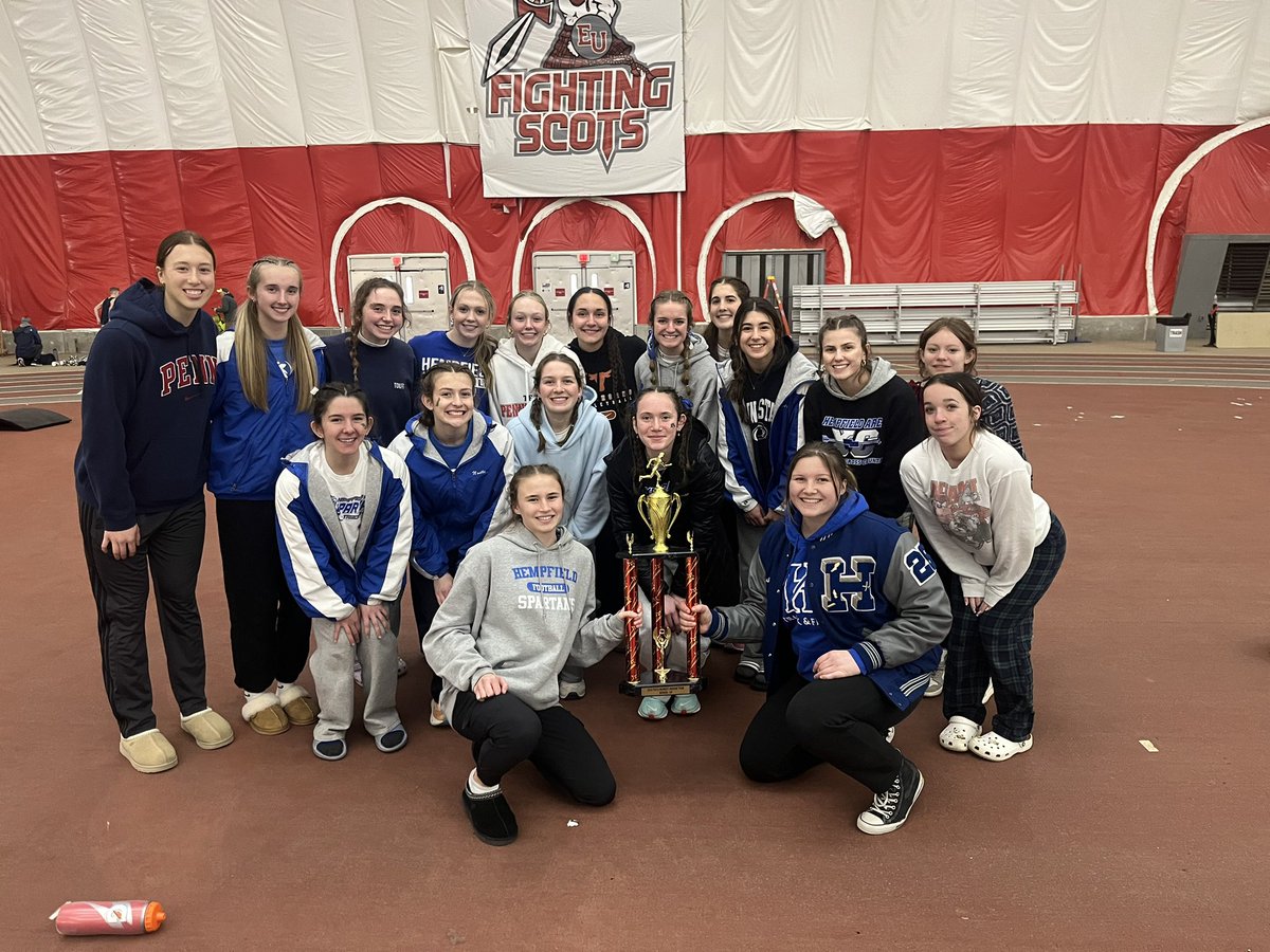 HempfieldAreaTF's tweet photo. Congratulations to our girl’s track and field team on finishing second at the TSTCA championships!  Boy’s team finished 4th. https://t.co/SYBQkyNeyB