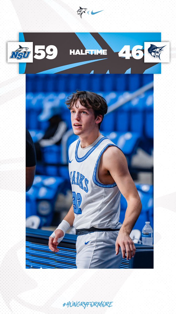 sharks with a double-digit lead going into the break!

#HungryForMore