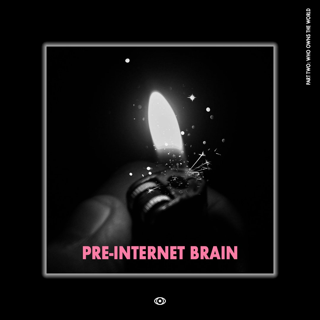 ahumanvision's tweet image. 74. PRE-INTERNET BRAIN
PART TWO: WHO OWNS THE WORLD?
MANIFESTO FOR THE VISUAL REVOLUTION
 
A HUMAN VISION
@ahumanvision
2024
#life #preinternet