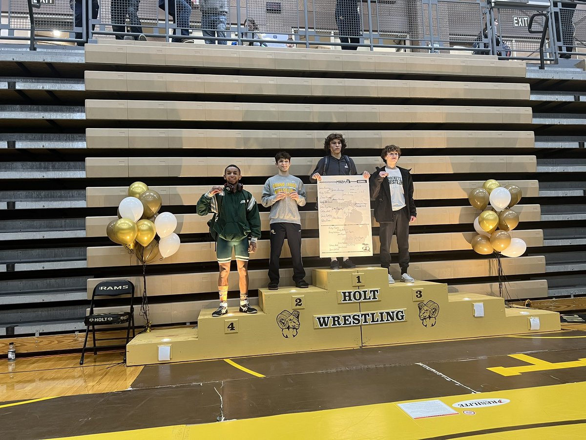 Tomas (4th) and Ian (2nd) are heading to the state finals at Ford Field!! Congrats guys. Currently top 16 in the state and about to wrestle for a State Title! #wildcatpride