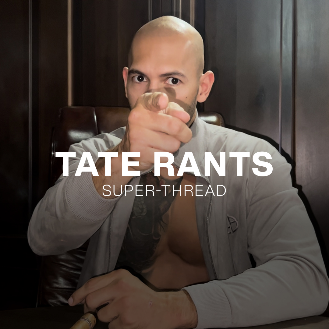🤬Andrew Tate RANTS You've NEVER Heard Before.

PART 2.

Super-Thread: https://t.co/3NiwfWVFLq