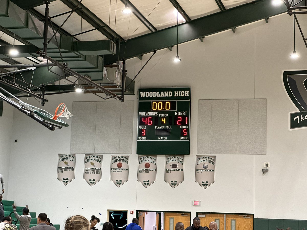 Lady Wolverines move on to the 3rd round with a 46-21 win over Lee Central! #thewood #levelup