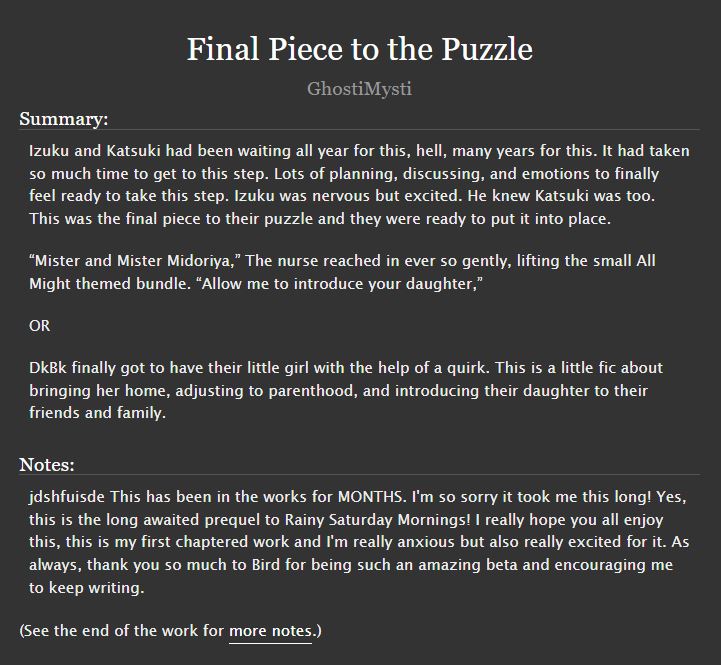 Thank you so much <a href="/kalciart/">🔞 kalciart 🔞 - COMMS OPEN</a> for creating this gorgeous piece for my fic "Final Piece to the Puzzle"! It's stunning and I absolutely love it!!! I can't wait to commission more pieces!!!
Fic link: archiveofourown.org/works/52885285…
#dkbk #deku #kacchan #mhafanart #dekubaku