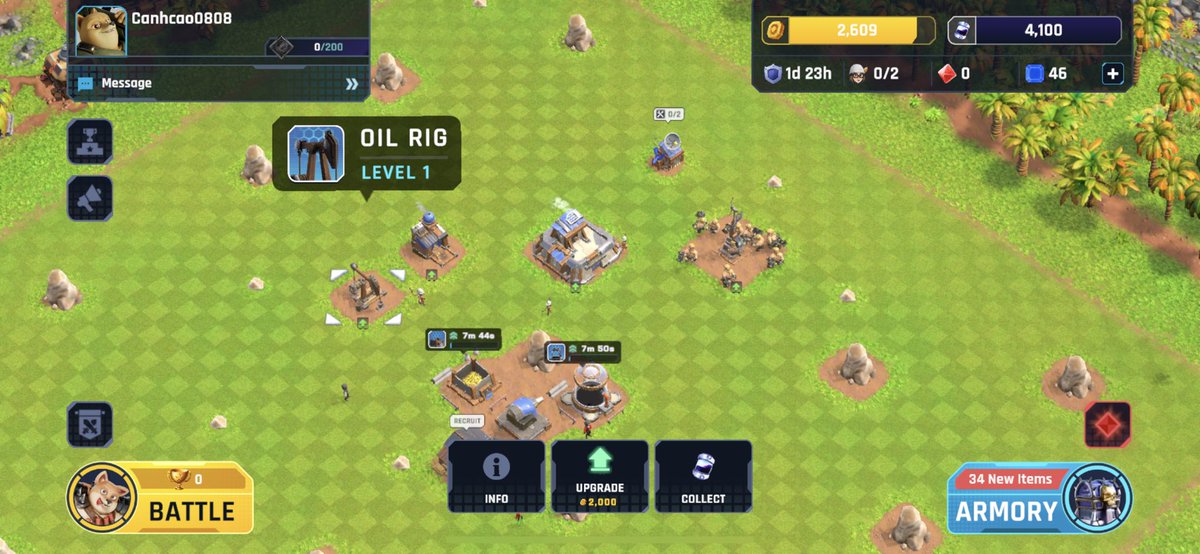 kakachich's tweet photo. @Bybit_Official @MaviaGame username : Canhcao0808
Very fun game, time goes so fast My base level 2 and the only thing left is to upgrade the walls 
$MAVIA https://t.co/unwnvfjmgm