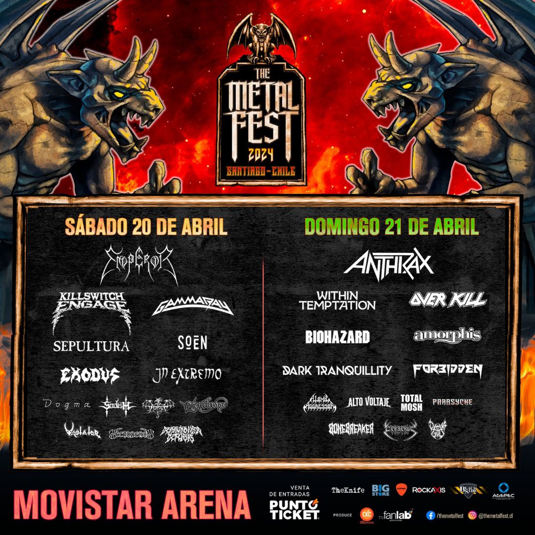 RutaRockCom's tweet photo. Especial @TheMetalFest Chile 2024: @Anthrax  https://t.co/PHd0WHOxuF @TheFanLabCL https://t.co/kNVupYccNI