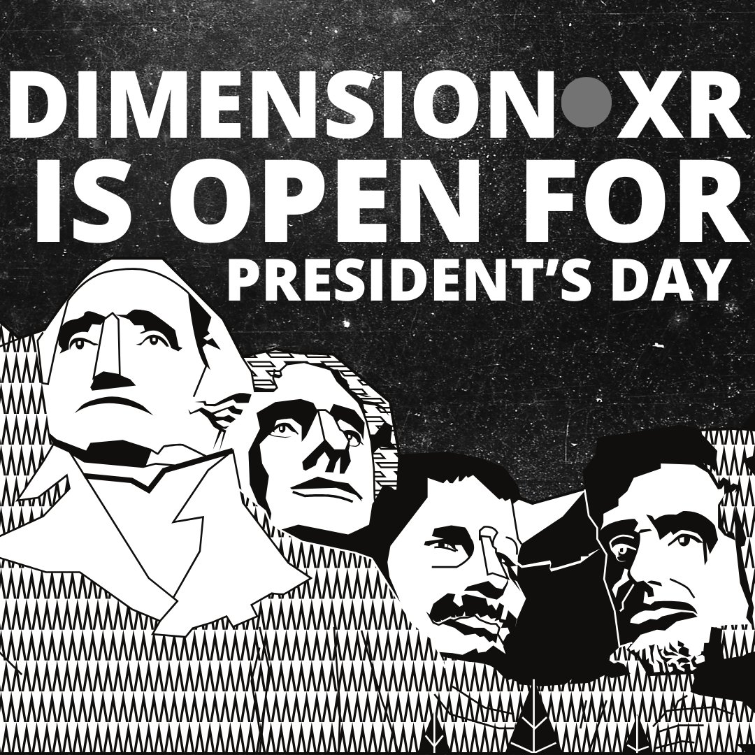 We know you need something to do.  We're really out here.  😎

Just sayin'.  

#dimensionxr #presidentsday #virtualreality #thingstodointukwila #thingstodoinseattle #renton #kent #auburn