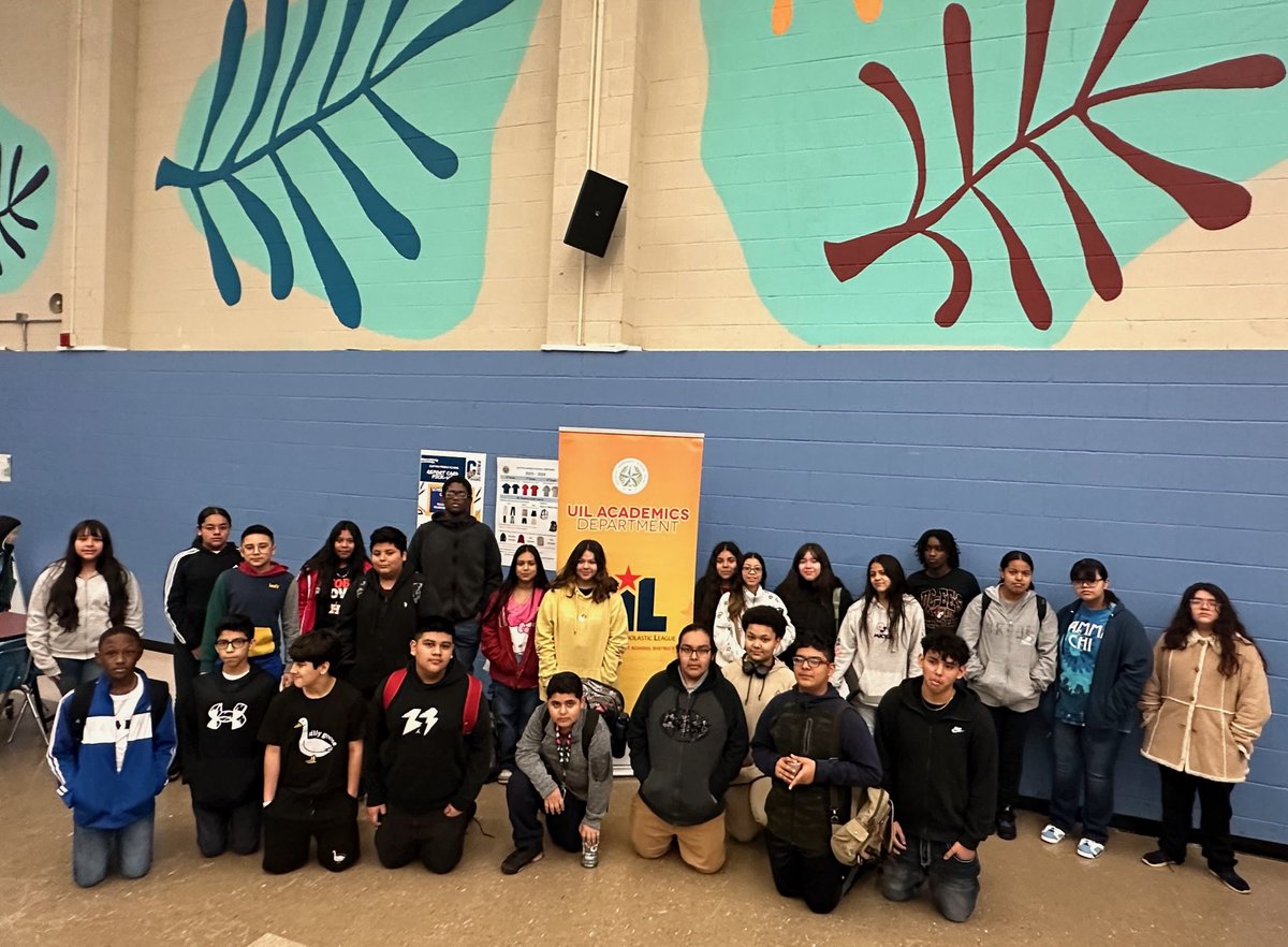 UIL Academic Meet #4 is in the books!  We're so proud of our Hornets and coaches who continue to show up and show out.  Looking forward to the results. #hornetpride