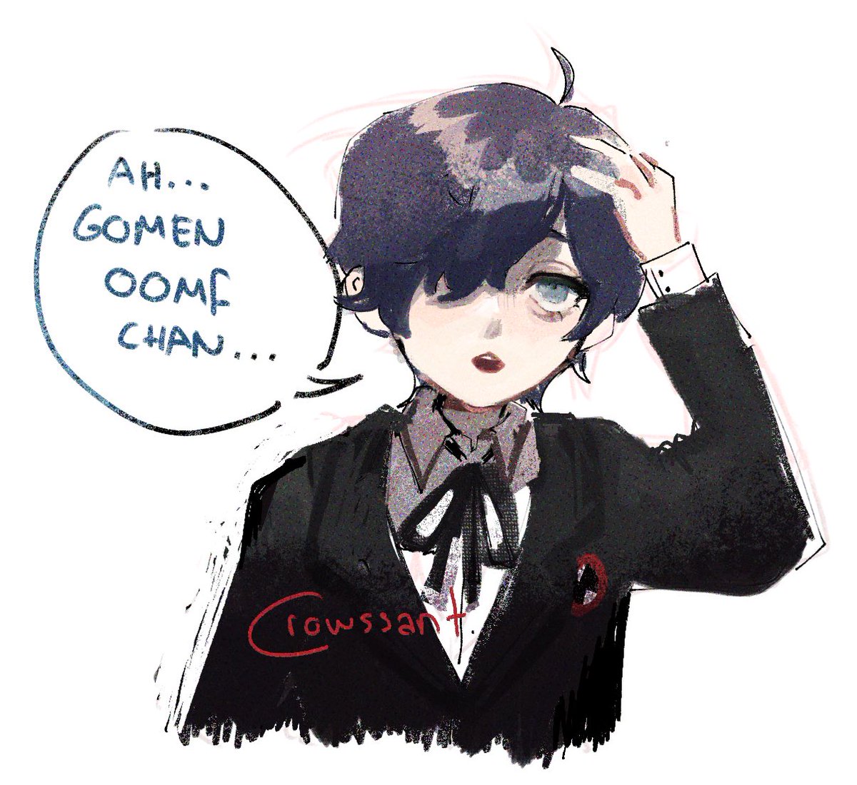 crowssant's tweet image. When someone invites u to hang out but its full moon day and u gotta prepare for horrors unknown