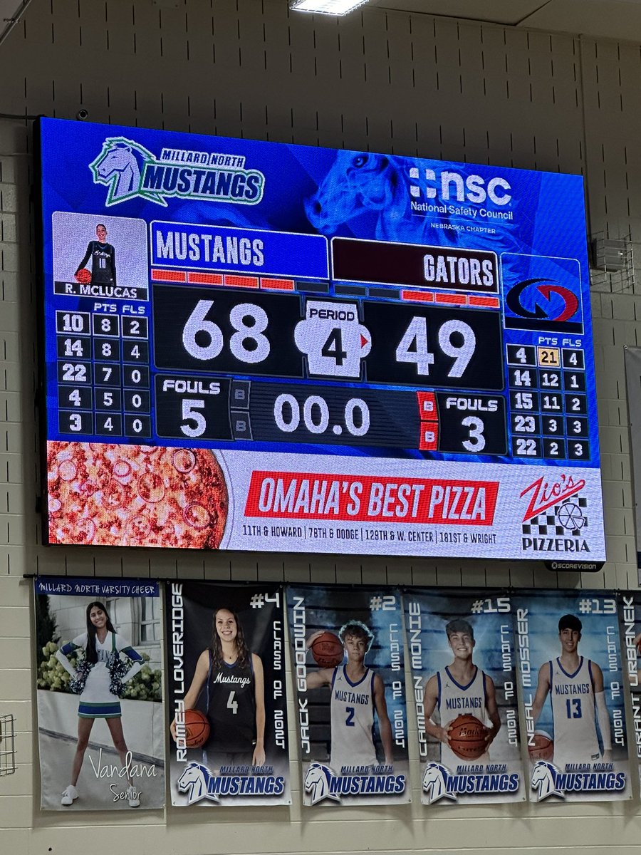 Lady Mustangs race by the Northstar Navigators with a big win. Brylee Nelsen lead the Stangs with 14 points. @MNHSActivities @MNmustangGBB @MillardNorthHS #rollstangs #proud2bmnhs