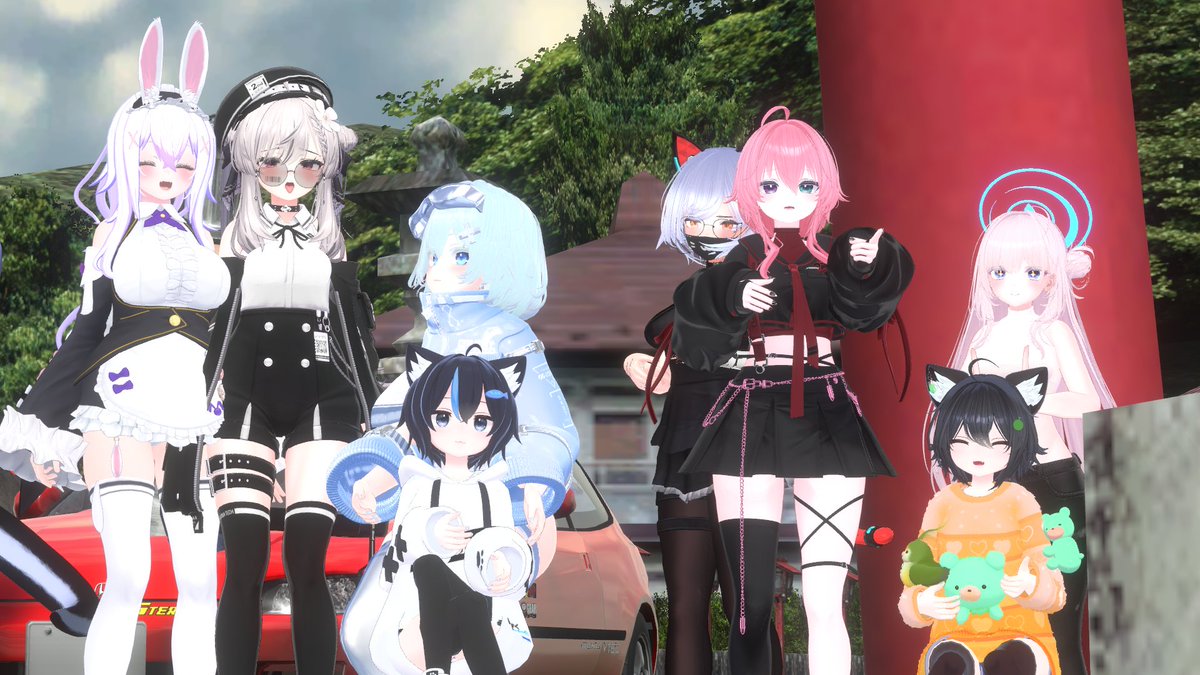 Rabi_VRCHAT's tweet photo. 今日の妙義2on2レースの思い出
準決勝で緊張して事故ったのは悔やまれるけど楽しかった～！
参加者＆応援してくれたお友達ありがとん～😉💕

相方いるからソロレースより練習にちから入りましたｗ https://t.co/Hs2XvohJ07