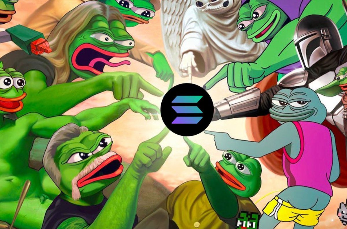 I faded $pepe on $eth, I will NOT fade #pepeonsol. @Pepecomsol is THE Pepe of Solana!