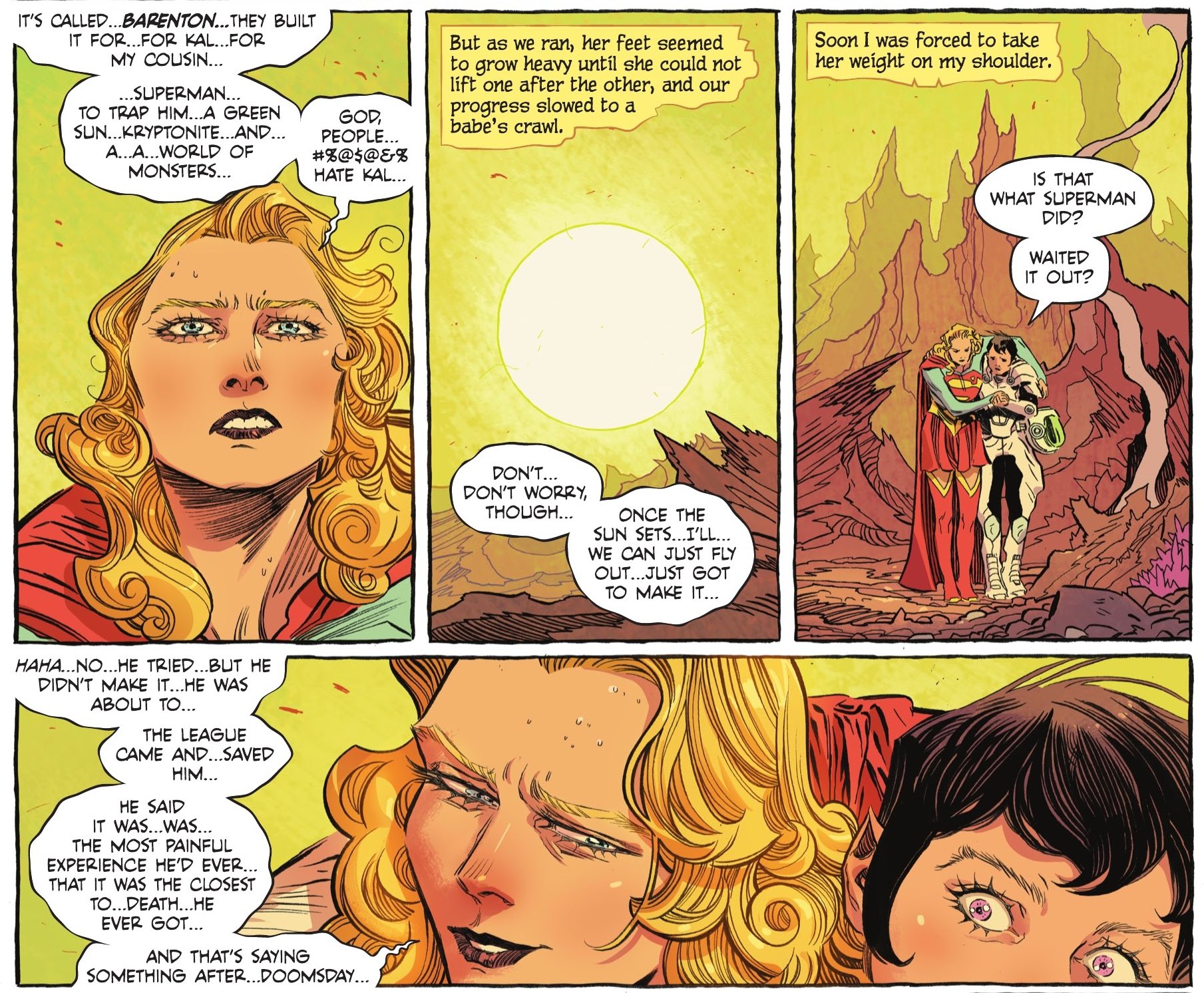 mo on X: “When Superman was mentioned in Supergirl Woman of