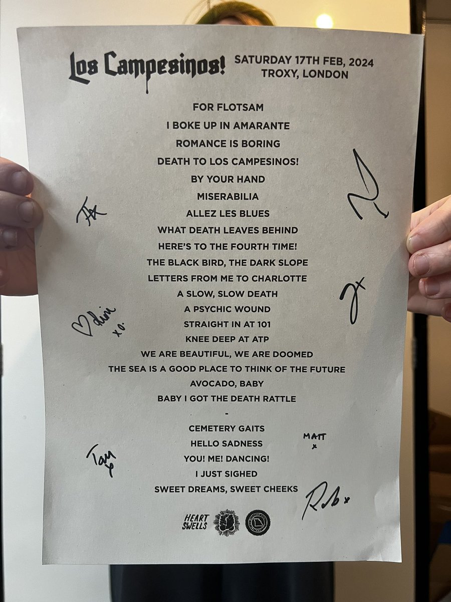 LosCampesinos's tweet photo. 👑 KING 👑 OF 👑 BANDS 👑 https://t.co/qxJKeLdd1R