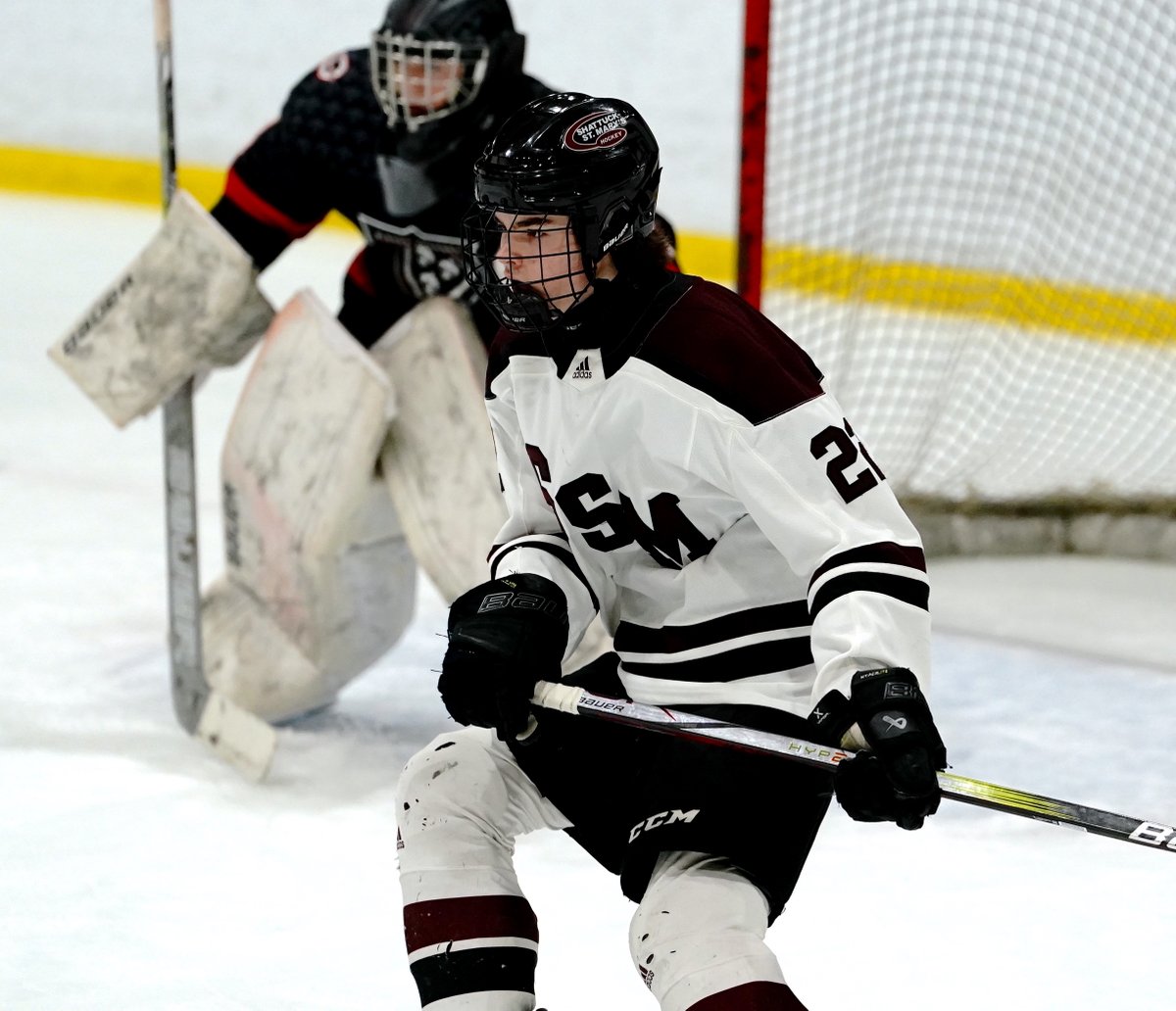 YouthHockeyHub's tweet photo. Tier 1 - 14U

Stopped down at Shattuck-St. Mary's today for a triple header of 14, 15 and 18U Tier 1 action.

14U SSM took down Bishop Kearney Selects 6-2

Collin Grubb (Minot, ND) had 2G/1A. 2022 Wiz Wyatt winner Nolan Fitzhenry (Andover, MN) pitched in 1G/1A. https://t.co/FKaYJXn1E9