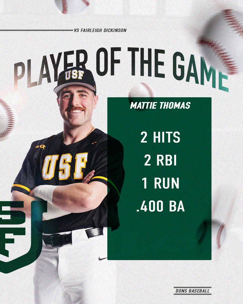 .<a href="/Mattie_Thomas27/">Mattie Thomas</a> got that dawg in him! 💪

#USFDons | #WCCsports
