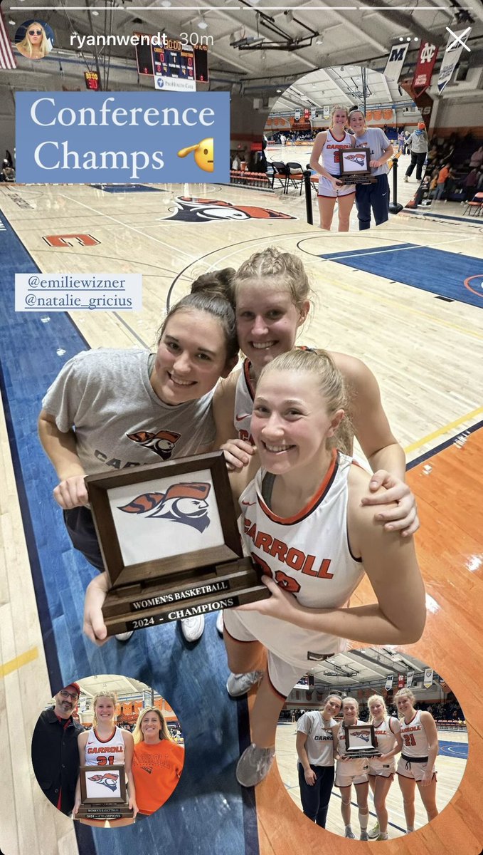 Carroll University Athletics tweet media