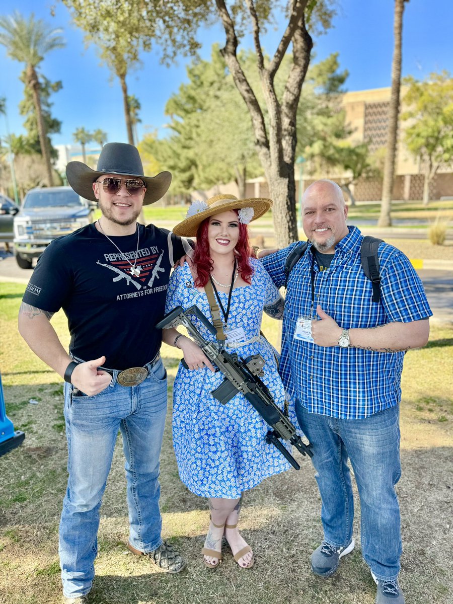lauren_liberty_'s tweet photo. The @2ARallyAZ was awesome, as always! It was an honor to have been chosen as a speaker for the event. Met lots of great folks. https://t.co/2nSmo6S6gk