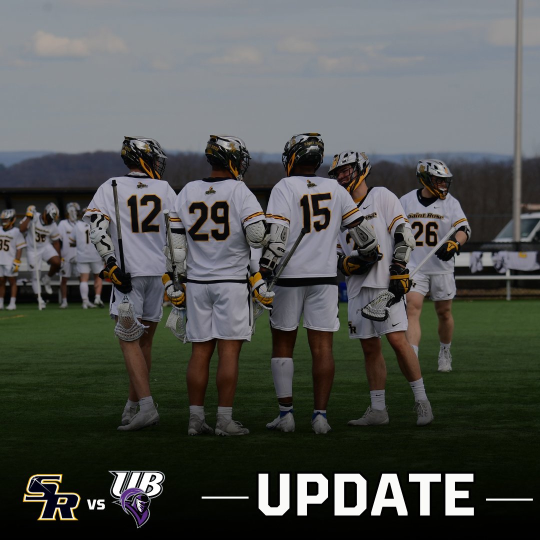 UPDATE: This weekend's matchup between <a href="/SaintRoseMLax/">Saint Rose Men’s Lacrosse</a> and Bridgeport has been moved to a HOME GAME at Sullivan Field beginning at 1:00 pm tomorrow afternoon