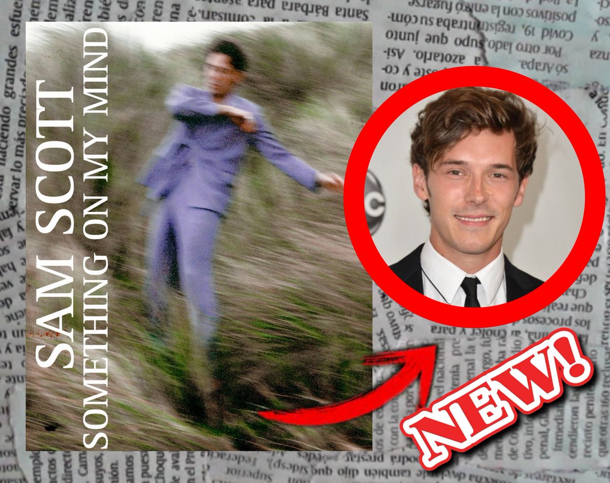 ⠀ 
⠀                        𝙎𝙐𝙉 𝙎𝙏𝙐𝘿𝙄𝙊
⠀                         𝗥𝗘𝗣𝗢𝗥𝗧𝗔 🔊

Activen sus notificaciones porque mañana Sam Scott estará lanzando un nuevo debut llamado "Something on My Mind" estamos seguros de que será un gran hit. No se lo pierdan!
⠀