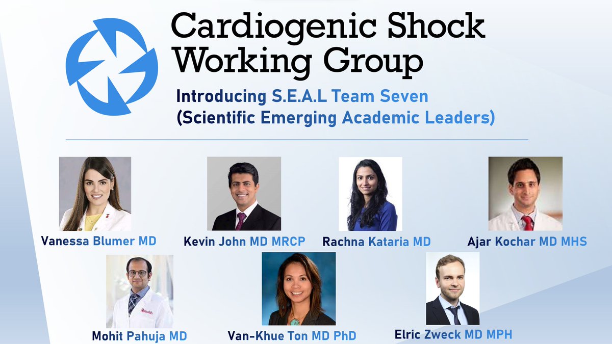 Congratulations to the Inaugural #CSWG SEAL Team 7. These hand-selected & highly trained individuals possess an exceptional proficiency in executing academic missions and will serve for 2 years as we work to improve outcomes for patients with cardiogenic shock @TuftsMedicine