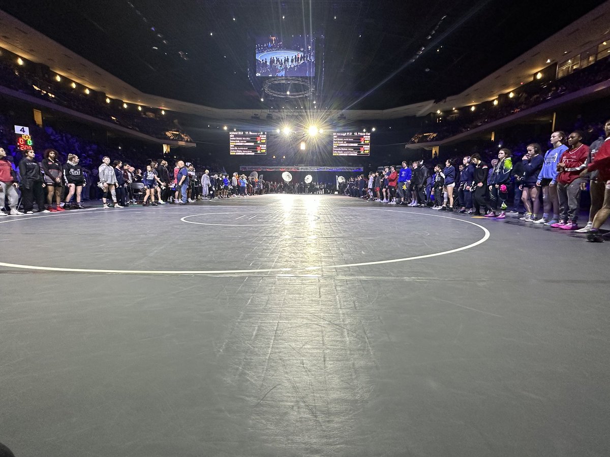 JISD_ATHLETICS's tweet photo. It’s time!!!!  Championship matches are about to begin.  Let’s go Samaria!!  @JudsonISD @JISDRocketPride @JudsonWrestling https://t.co/3mOUFDmeme