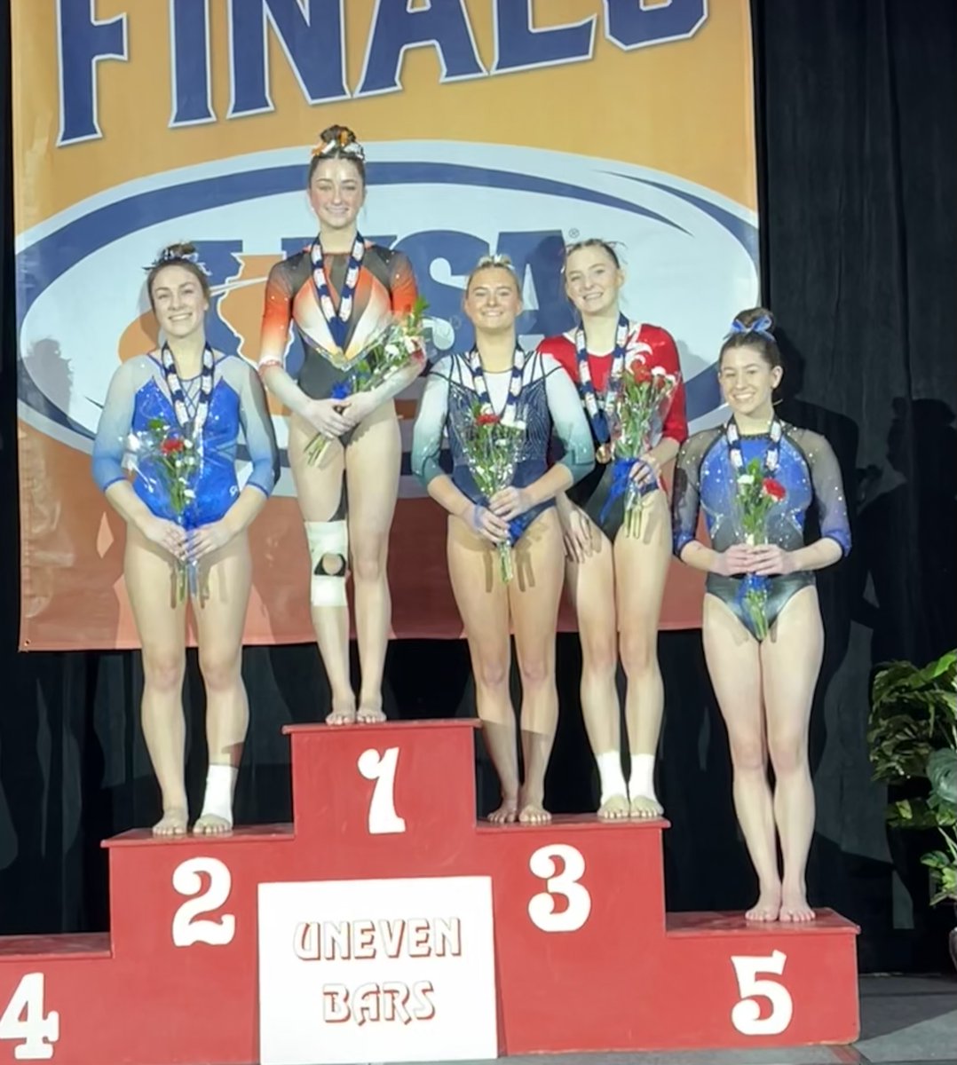 🤸‍♀️2⃣0⃣2⃣4⃣ #IHSA GIRLS GYMNASTICS STATE FINALS🏆🏅 🏆 VAULT STATE CHAMPION🏆 🥇 Sabrina Nemcek, Hersey 🏆UNEVEN BARS STATE CHAMPION🏆 🥇 Sabrina Nemcek, Hersey 🔗FULL RESULTS▶️ihsa.org/Sports-Activit…