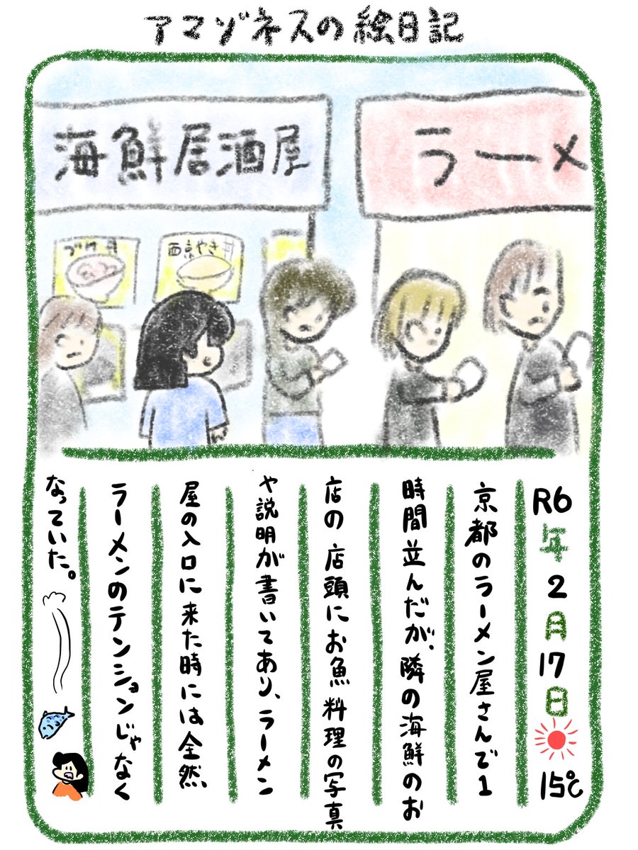 【絵日記】強い気持ちが必要かも 