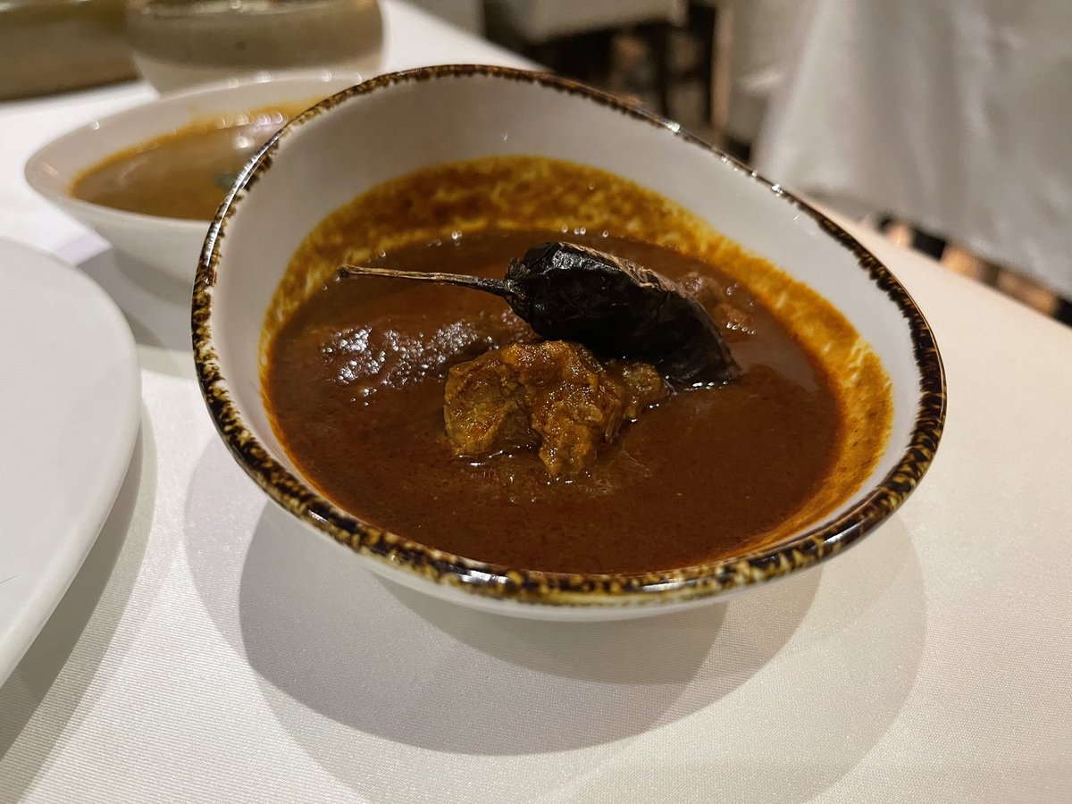 SparrowCoffee's tweet image. #MasalaLibrary at Bandra East #Mumbai takes the honor of serving me the worst tasting menu I’ve ever had in the 30 years of international dining. Kitchen is totally clueless, subpar ingredients w/ kindergarten level cooking skills.