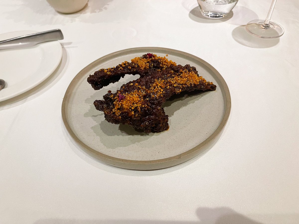 SparrowCoffee's tweet image. #MasalaLibrary at Bandra East #Mumbai takes the honor of serving me the worst tasting menu I’ve ever had in the 30 years of international dining. Kitchen is totally clueless, subpar ingredients w/ kindergarten level cooking skills.