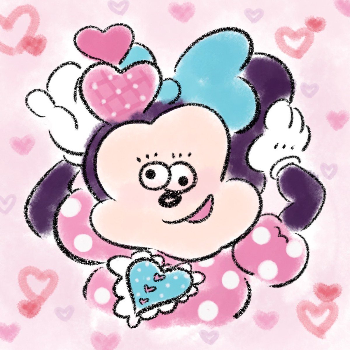 ミニーパルパルーザ イラスト #ディズニーパルパルーザ #ミニーちゃん #ディズニーランド