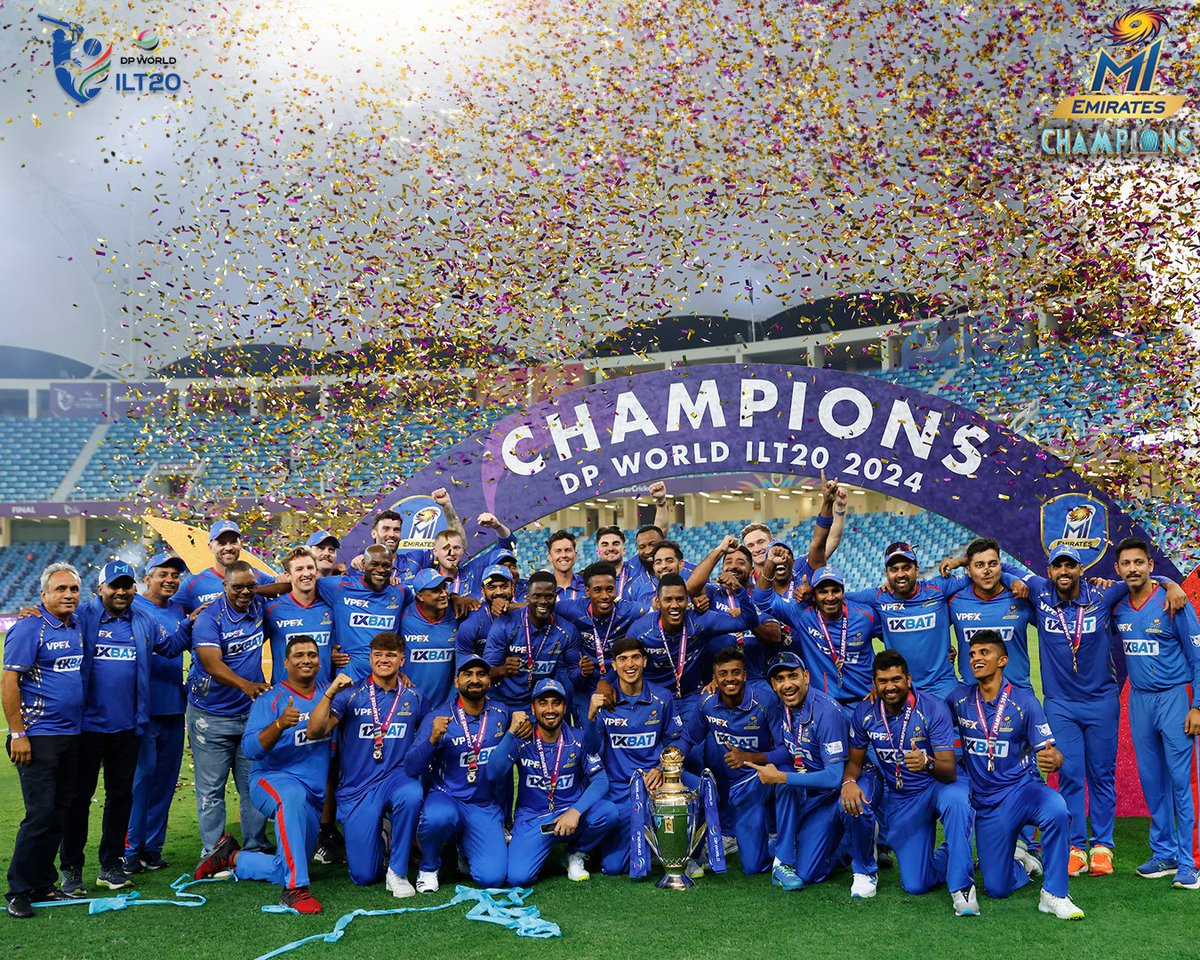 Good morning MI Nation. True MI fans will be extremely happy to witness this. I am repeating again, seeing my beautiful franchise win makes my life so much better. Appreciating every player's and support staff's efforts behind this success. We are CHAMPS, Thank you #MIEmirates💙